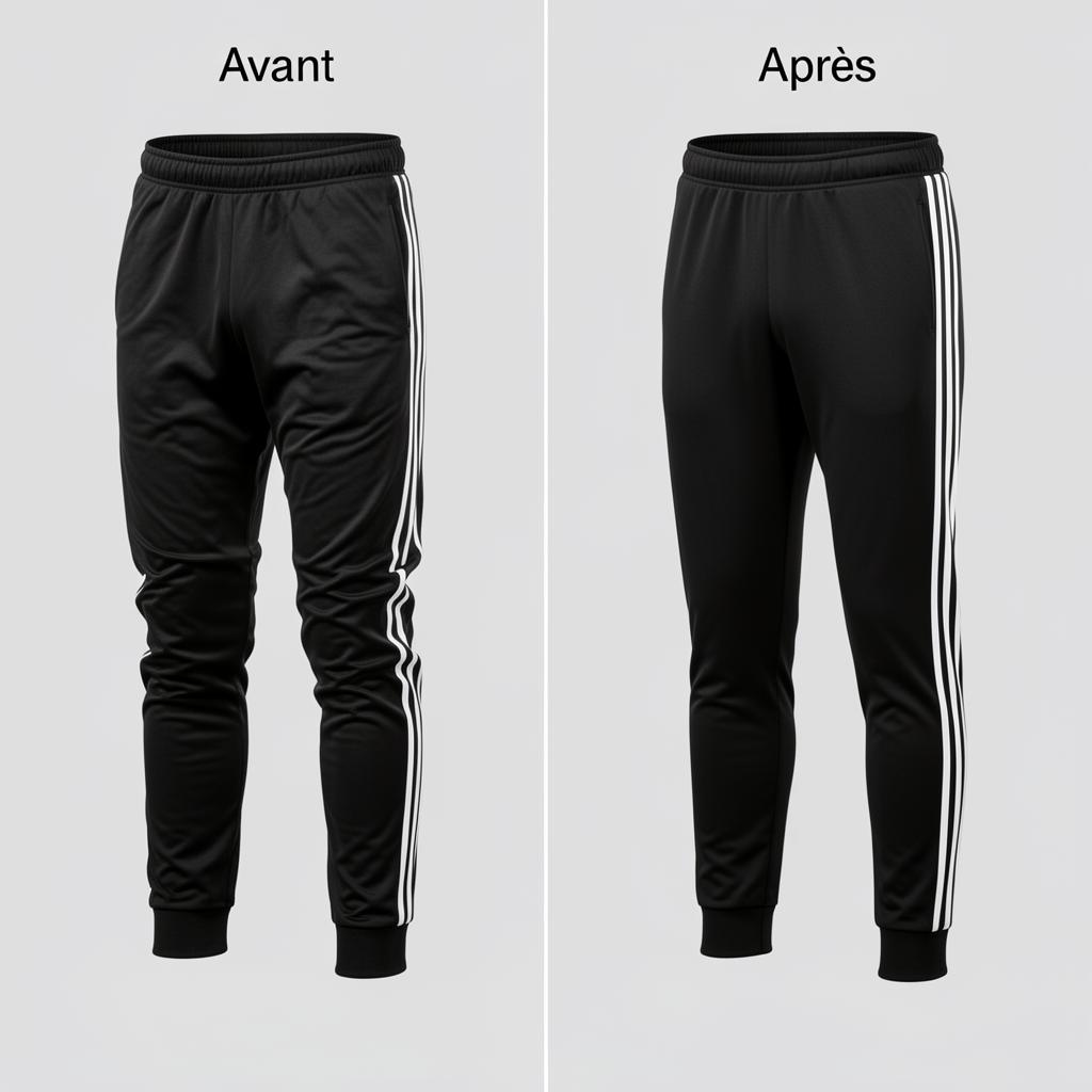 Lissage textile — jogging